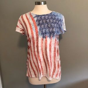 Flag Shirt / Fourth of July size large